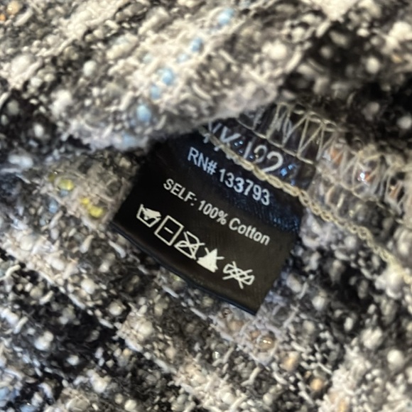 POL Twill And Tweed Balloon Sleeve Button Up   size M - Picture 15 of 16